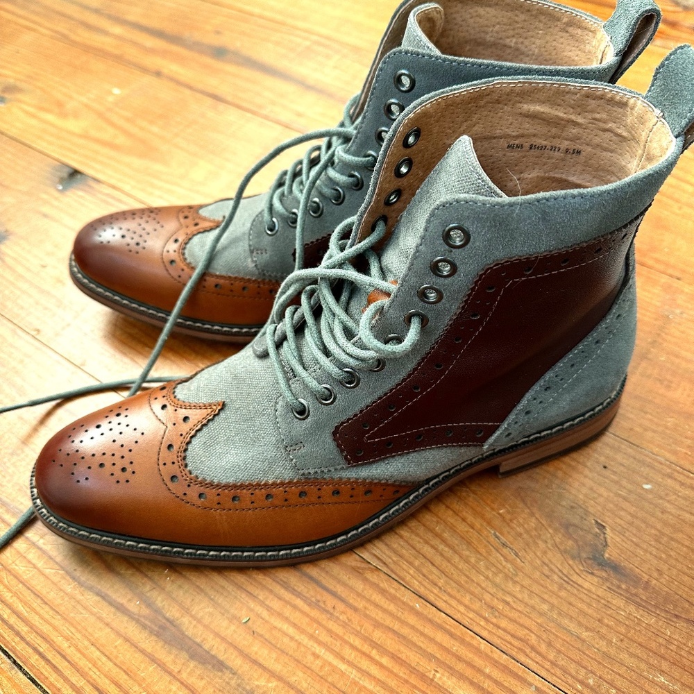 Stacy Adams Finnegan Wintip Lace Up Boot